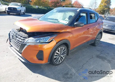 2021 Nissan Kicks Sv Xtronic Cvt z USA, uszkodzony, nr VIN 3N1CP5CV2ML547800